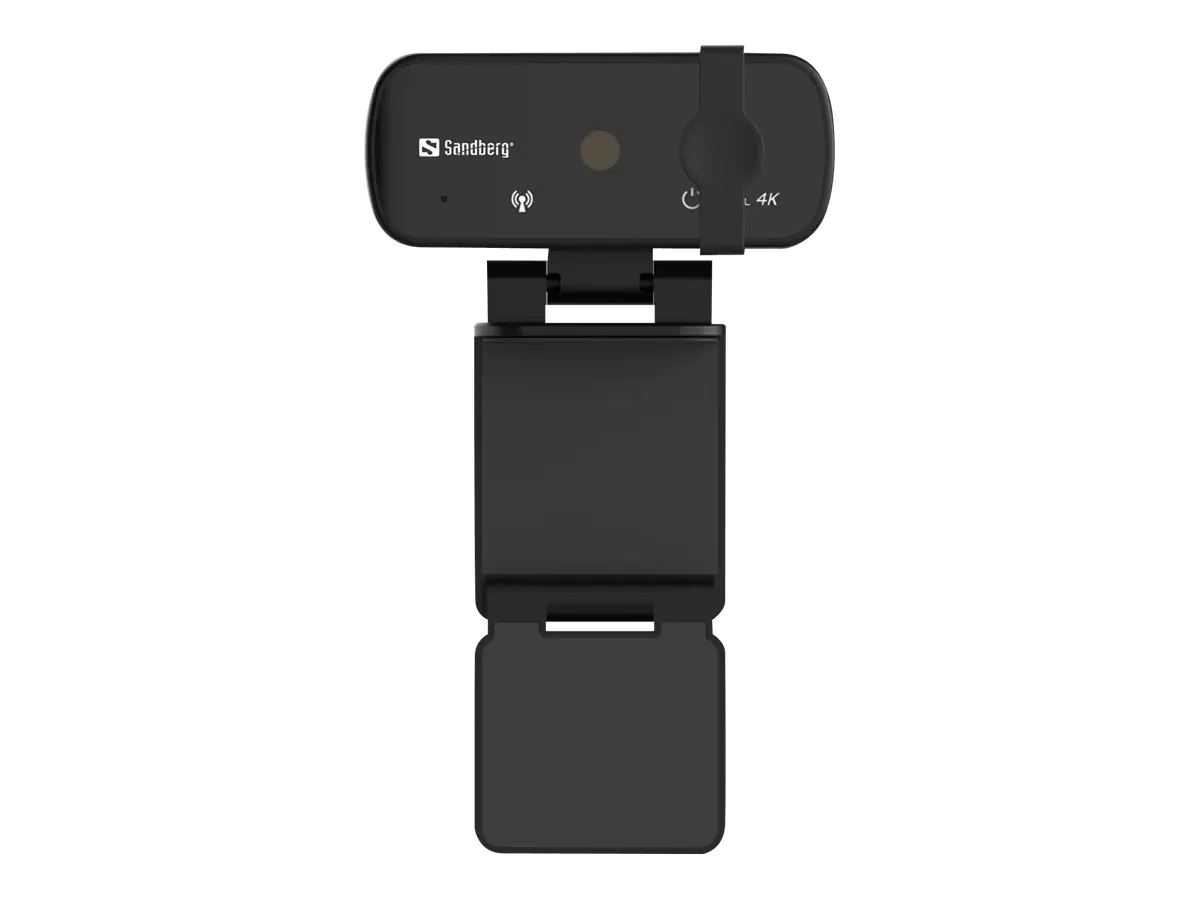 Sandberg USB Webcam Pro+ 4K - Webcam - Farbe - 8 MP - 3264 x 2448 - feste Brennweite - Audio - USB 2.0