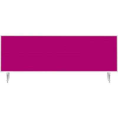magnetoplan® Tischtrennwand VarioPin 160 x 50 cm (B x H) 2cm schwer entflammbar pink