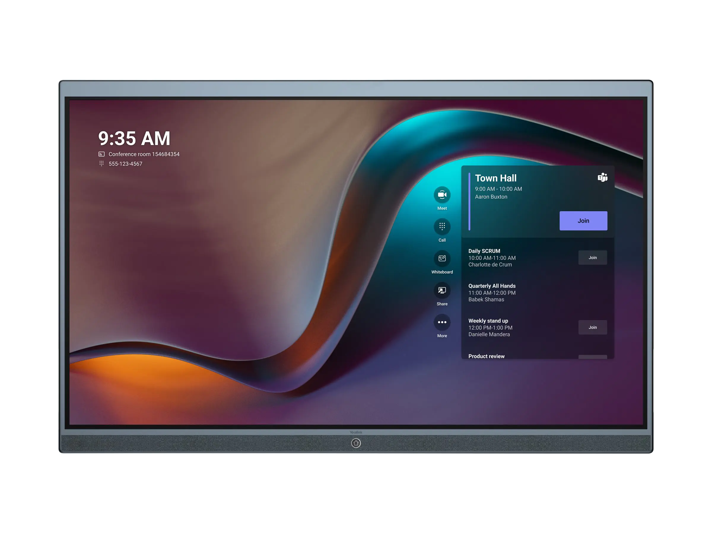 Yealink ETV65 - 165 cm (65") Diagonalklasse LCD-Display mit LED-Hintergrundbeleuchtung - Konfe