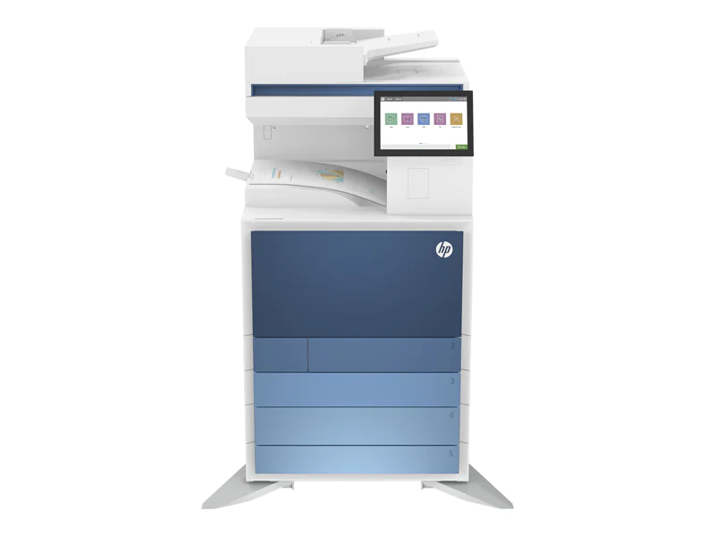 HP Color LaserJet Managed MFP E877z - Multifunktionsdrucker - Farbe - Laser - A3/Ledger (297 x 432 mm) (Original) - A3/Ledger (Medien) - bis zu 40 Seiten/Min. (Kopieren) - bis zu 40 Seiten/Min. (Drucken) - 1140 Blatt - Gigabit LAN, USB 3.0, USB 2.0-Host,