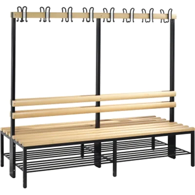 C+P Garderobenbank 8052210S10041 Schuhrost 1650x1960x756mm sgr