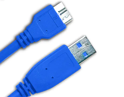 Jou Jye Computer CC 140 - USB-Kabel - Micro-USB Typ B (M) zu USB Typ A (M) - USB 3.0 - 50 cm - Blau