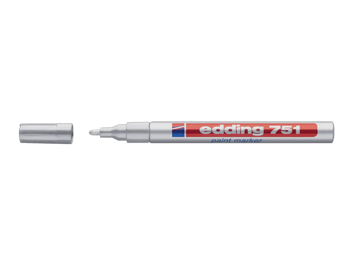 EDDING 751 paint - Marker - permanent - Silber 4-751054