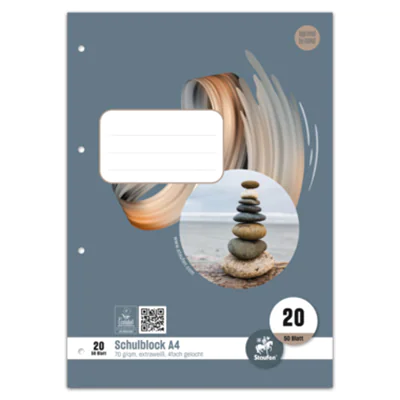 Ursus Schulblock Style DIN A4 blanko - Bürokleinmaterial 040450020
