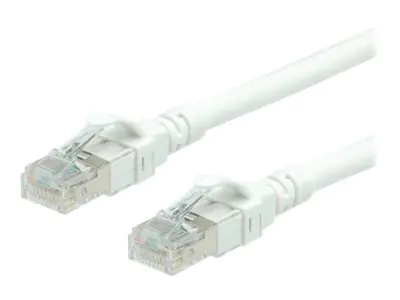 Roline - Patch-Kabel - RJ-45 (M) bis RJ-45 (M) - 2 m - SFTP, PiMF - CAT 6 - halogenfrei, geformt, verseilt - weiß