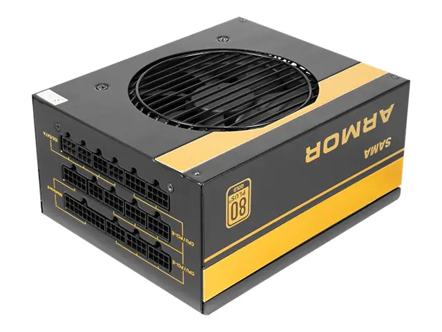 Inter-Tech SAMA FTX-1000-A Armor - Netzteil (intern) - ATX12V 2.4 - 80 PLUS Gold - Wechselstrom 110/240 V - 1000 Watt - aktive PFC