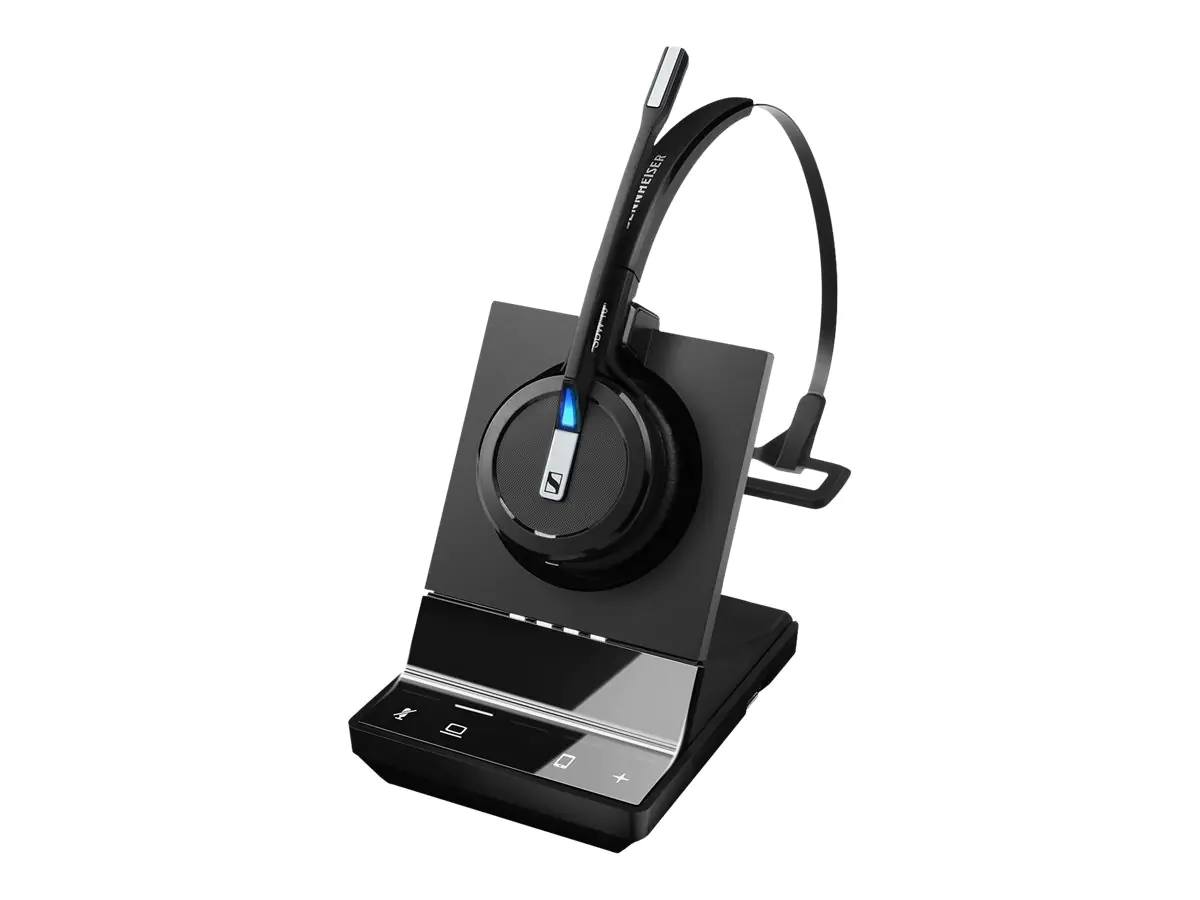 EPOS IMPACT SDW 5014 - Headset-System - On-Ear - konvertierbar - DECT - kabellos - Zertifiziert für Skype für Unternehmen - EU