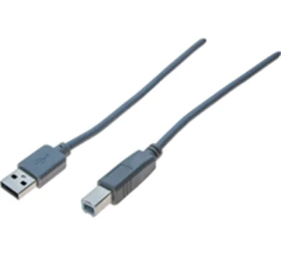 exertis Connect - USB-Kabel - USB (M) zu USB Typ B (M) - USB 2.0 - 5 m - Grau
