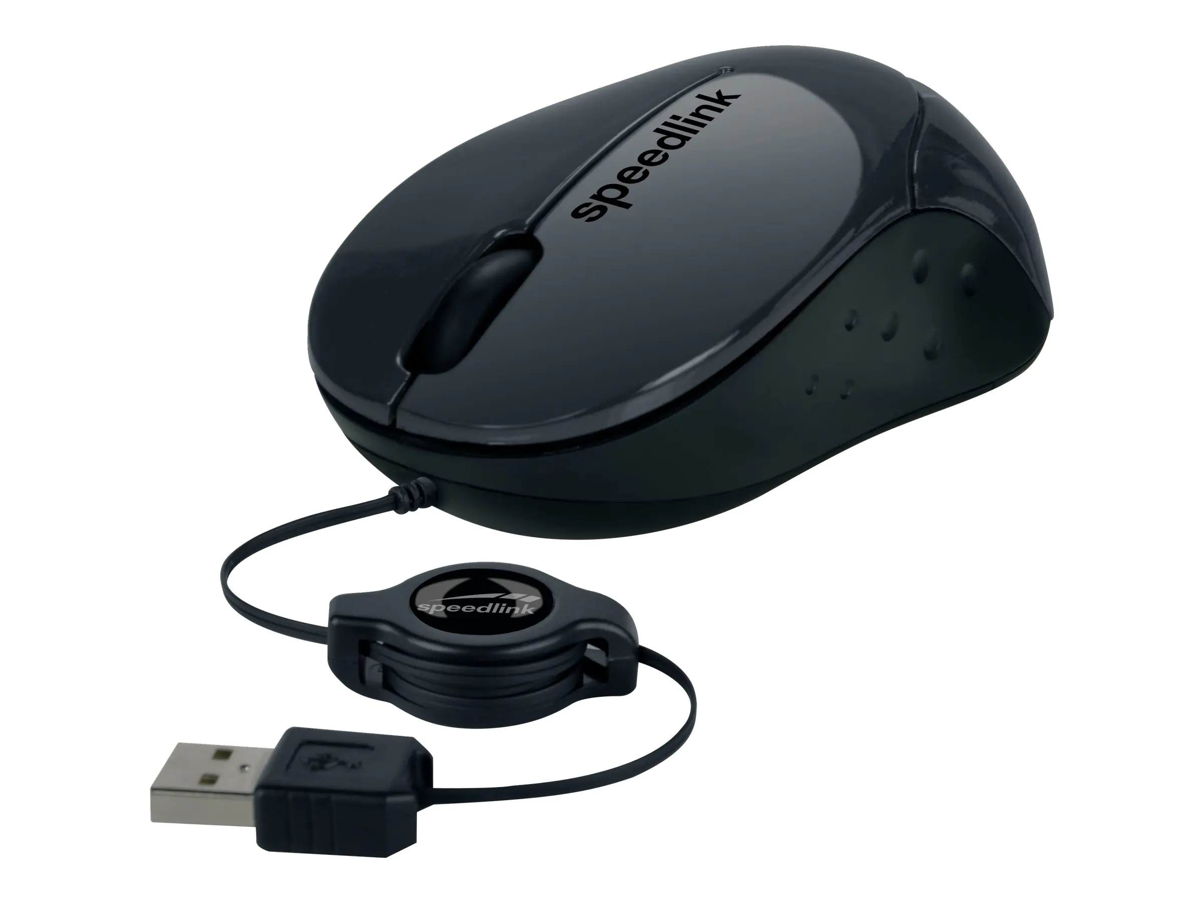 SPEEDLINK BEENIE - Maus - rechts- und linkshändig - 3 Tasten - kabelgebunden - USB - Schwarz
