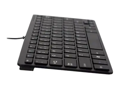 R-Go Compact - Tastatur - USB - QWERTY - Nordisch - Schwarz