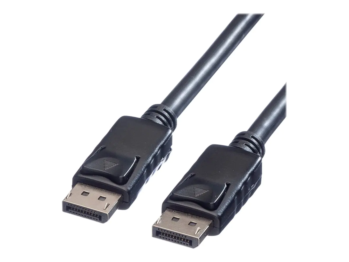 Roline - DisplayPort-Kabel - DisplayPort (M) zu DisplayPort (M) - 2 m - 4K Unterstützung - Schwarz Roline - DisplayPort-Kabel - DisplayPort (M) zu DisplayPort (M) - 2 m - 4K Unterstützung - Schwarz