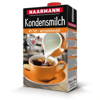 NAARMANN Kondensmilch 4% 1.000g