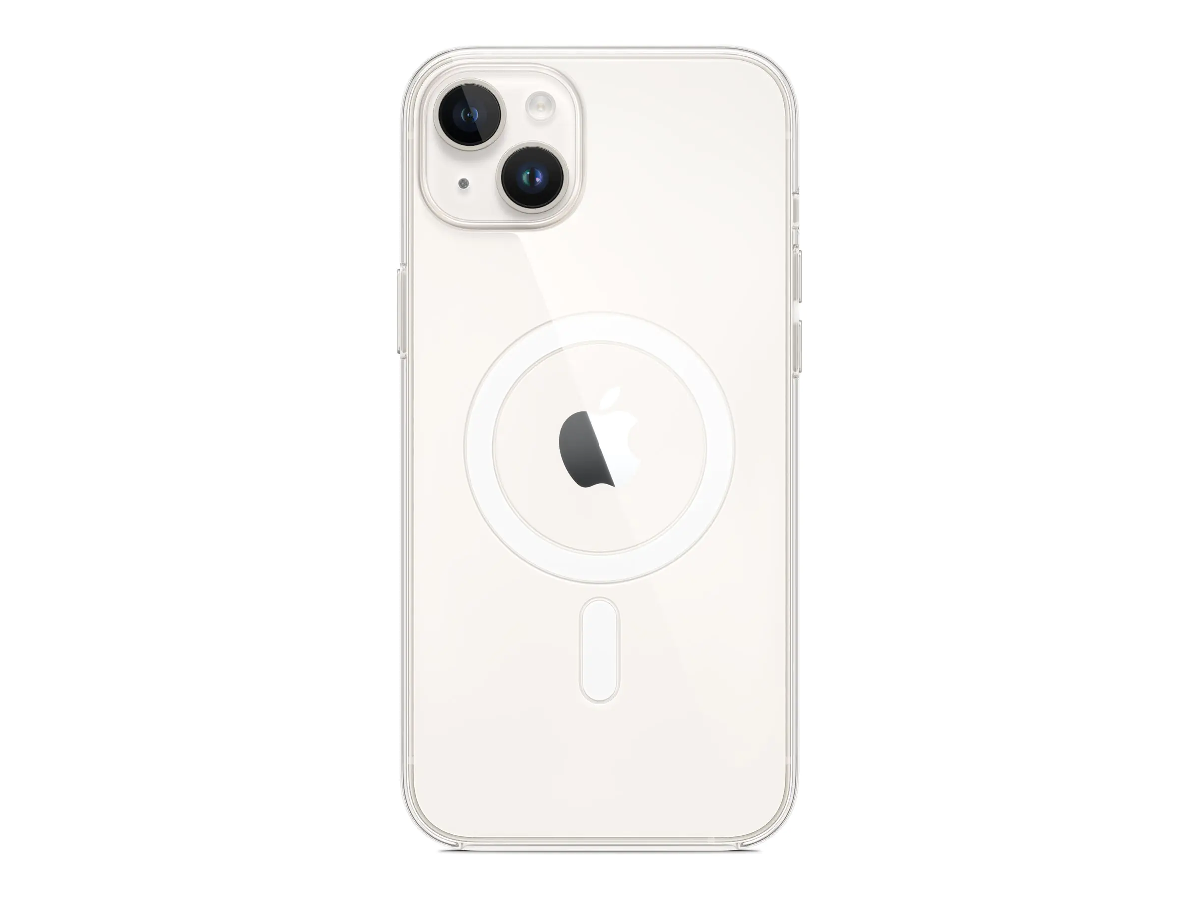Apple - Hintere Abdeckung für Mobiltelefon - kompatibel mit MagSafe - Polycarbonat - klar - für iPhone 14 Plus