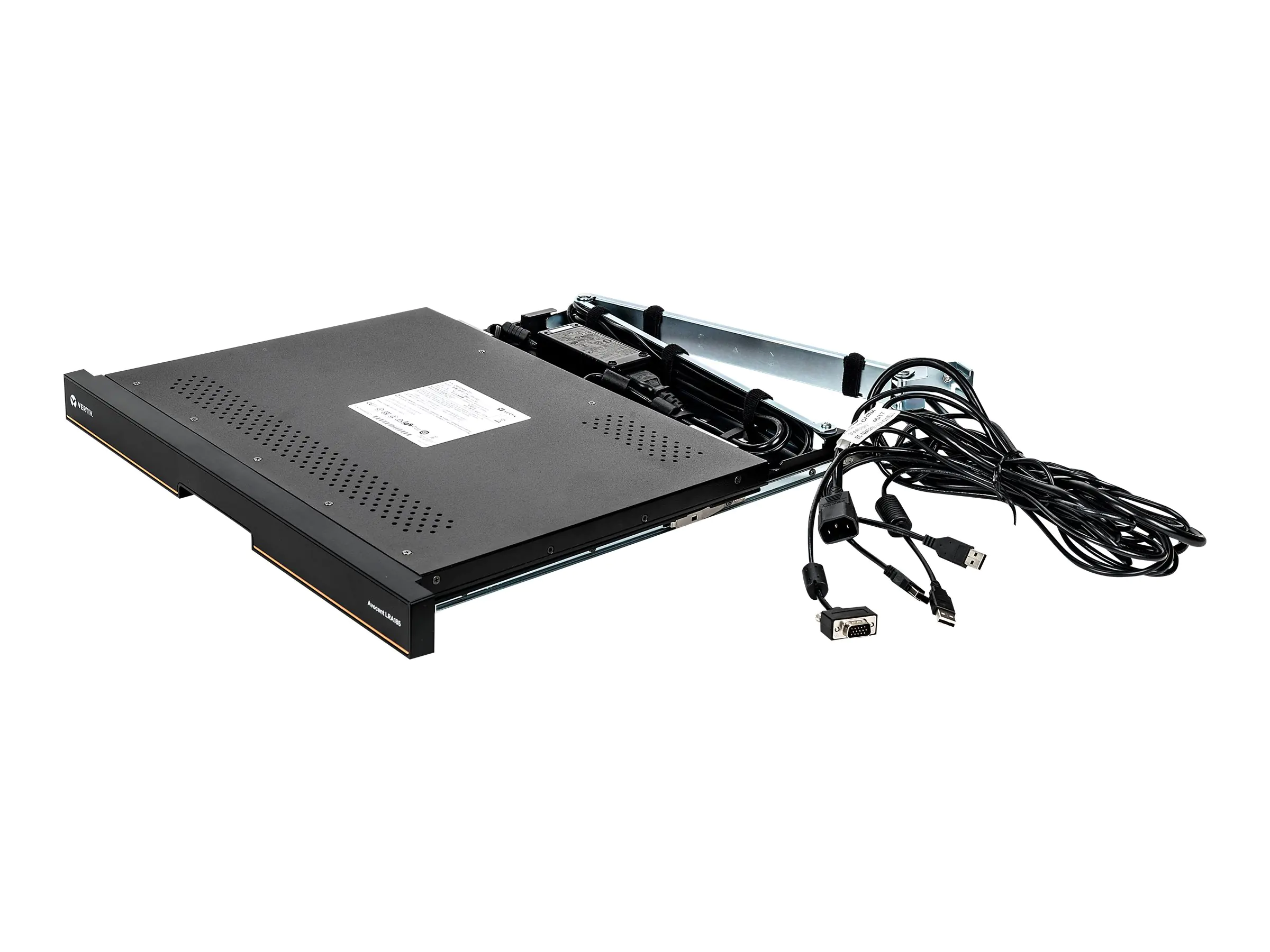 Avocent Local Rack Access - KVM-Konsole - USB - 48.3 cm (19") (18.5" sichtbar) - Rack - einbaufähig - 1366 x 768 @ 60 Hz - 250 cd/m² - 1000:1 - VGA - 1U - für AutoView AV3108, AV3216