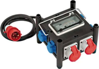 Brennenstuhl 1153690200 - 2 m - 7 AC-Ausgänge - Indoor - IP44 - Kunststoff - Kautschuk - Schwarz -