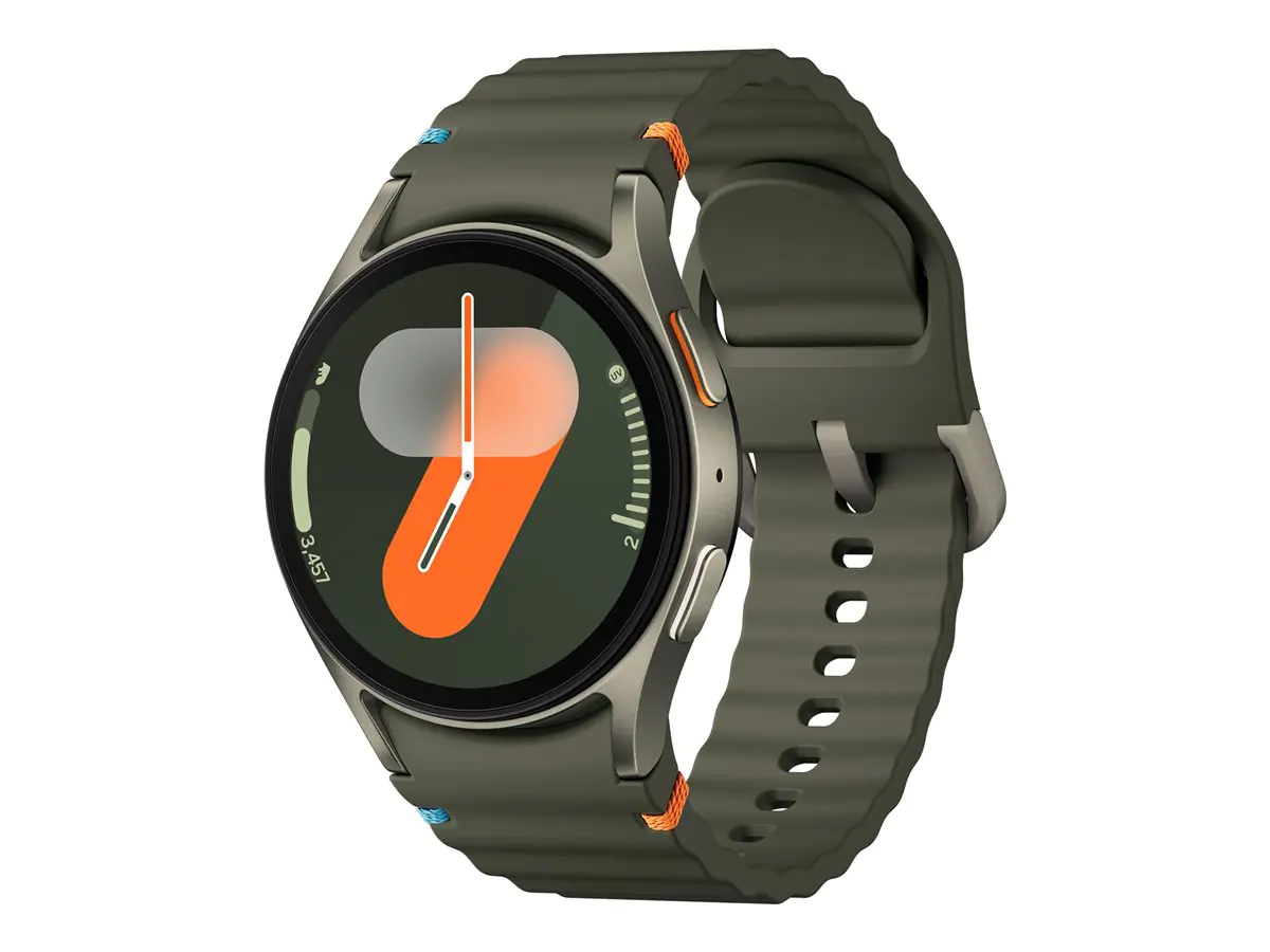 Samsung Galaxy Watch7 - 40 mm - intelligente Uhr mit Sportband - Gummi - Bandgröße: S/M - Anzeige 3.33 cm (1.3") - 32 GB - NFC, Wi-Fi, Bluetooth - 28.9 g - grün