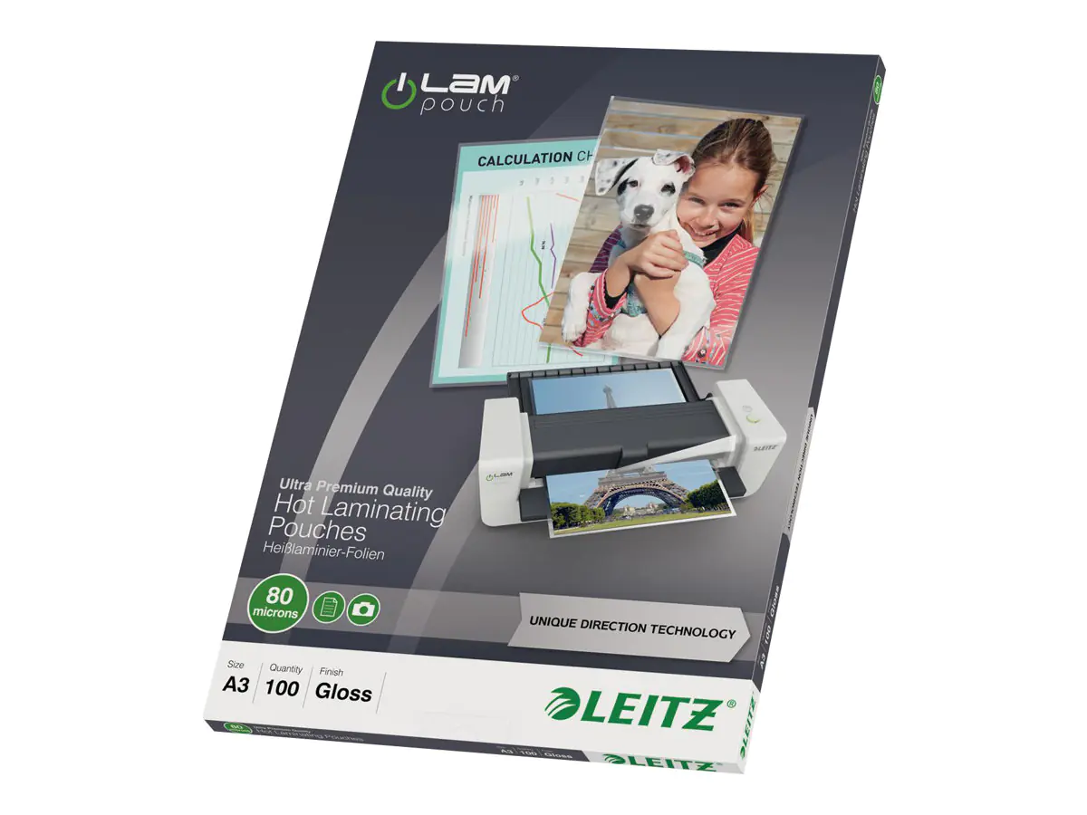 Esselte Leitz Glänzend, kristallklar - A3 (297 x 420 74850000