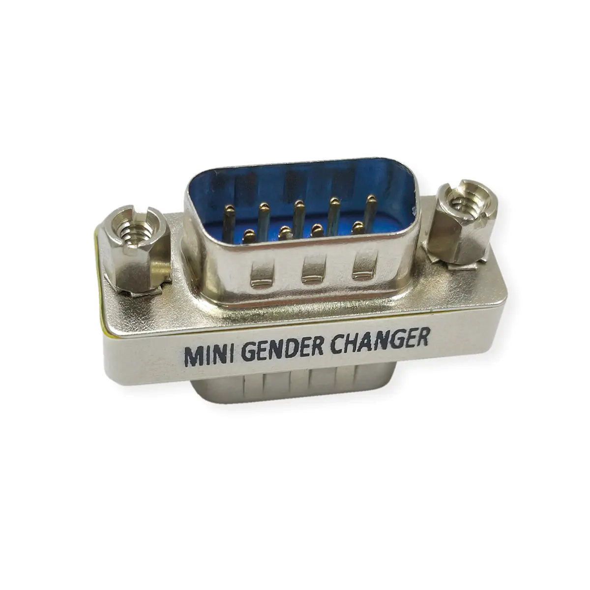 VALUE - Serieller Gender Changer - DB-9 (M) zu DB-9 (M) - Daumenschrauben - Silber