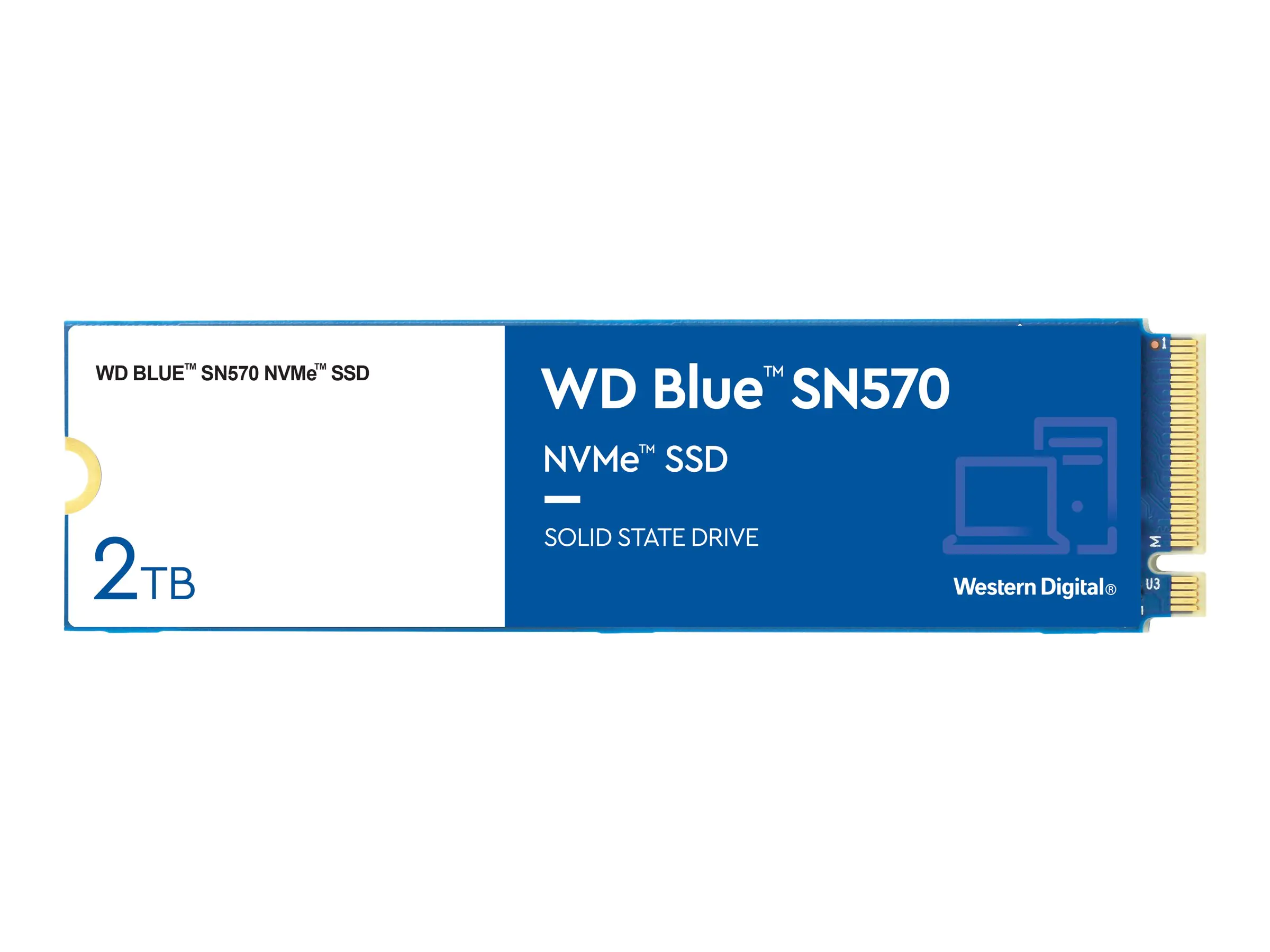 WD Blue SN570 NVMe SSD WDS200T3B0C - SSD - 2 TB - intern - M.2 2280 - PCIe 3.0 x4 (NVMe) WD Blue SN570 NVMe SSD WDS200T3B0C - SSD - 2 TB - intern - M.2 2280 - PCIe 3.0 x4 (NVMe)