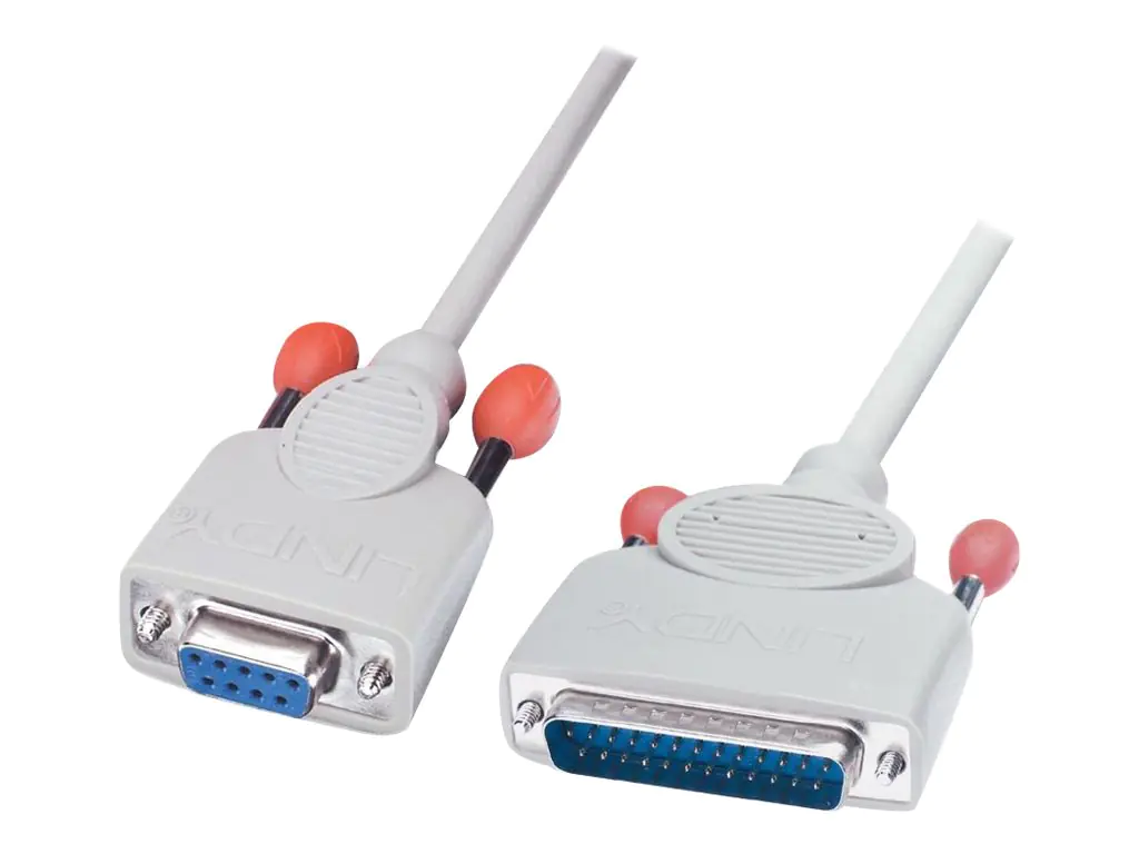 Lindy PC Serial Printer Cable - Serielles / paralleles Kabel - DB-9 (W) zu DB-25 (M) - 2 m - geformt Lindy PC Serial Printer Cable - Serielles / paralleles Kabel - DB-9 (W) zu DB-25 (M) - 2 m - geformt
