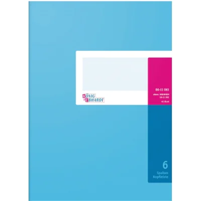 K+E Spaltenbuch A4 6 Spalten 40 Bl 8611061