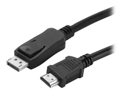 VALUE - Videokabel - DisplayPort (M) bis HDMI (M) - 10 m - abgeschirmt - Schwarz