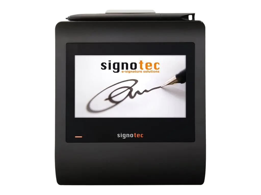 signotec Pad Gamma - Unterschriften-Terminal mit LCD Anzeige - 10.8 x 6.5 cm - kabelgebunden - USB