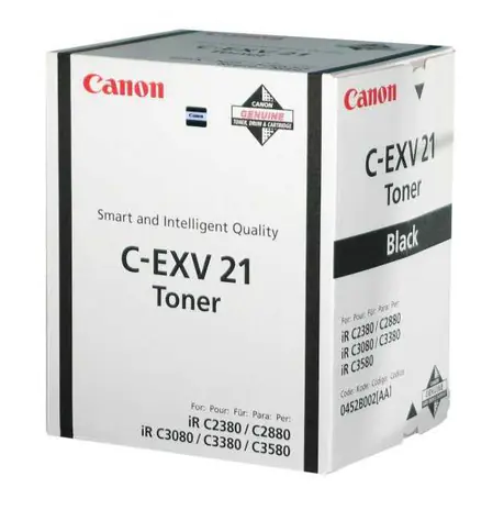 Canon C-EXV 21 - Schwarz - Original - Tonerpatrone - für imageRUNNER C2380i, C2880, C2880i, C3380, C3380i, C3580, C3580i, C3580Ne Canon C-EXV 21 - Schwarz - Original - Tonerpatrone - für imageRUNNER C2380i, C2880, C2880i, C3380, C3380i, C3580, C3580i, C3580Ne