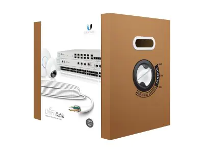 Ubiquiti UniFI - Bulkkabel - 304 m - UTP - CAT 6 - Innen, robust - weiß