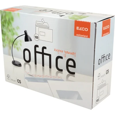 Elco Office C5, C5 (162 x 229 mm), Weiß, 90 x 45 mm, 100 g/m², 162 mm, 229 mm 7453712
