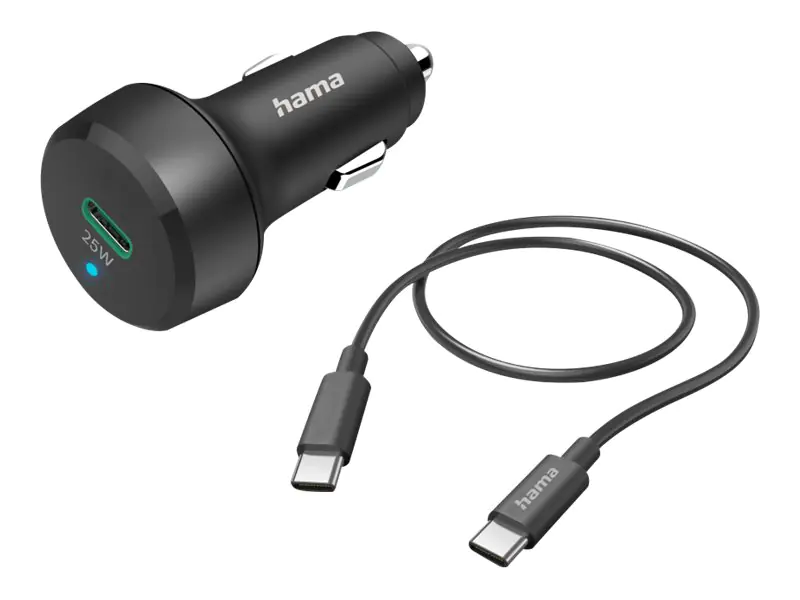 Hama Auto-Netzteil - 25 Watt - 3 A - PD, QC 3.0 (USB-C)