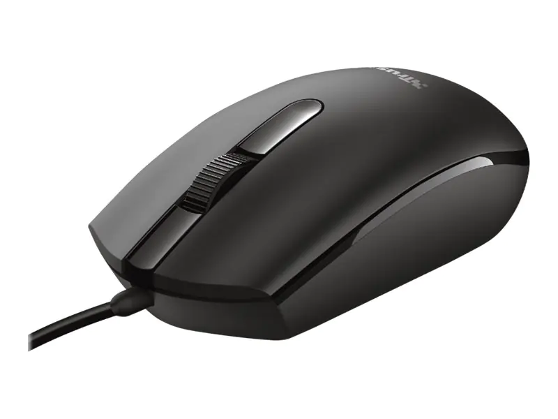 Trust TM-101 - Maus - rechts- und linkshändig - optisch - 3 Tasten - kabelgebunden - USB