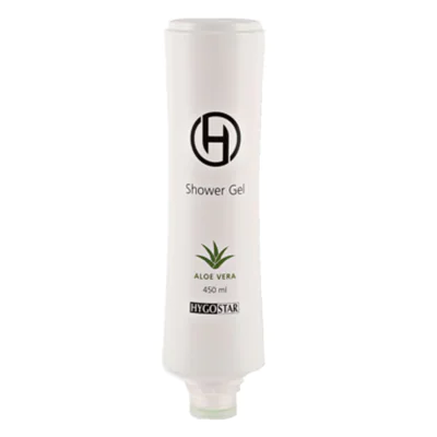 HYGOSTAR Duschgel HYGOSTAR Wandhalterung Squeeze 556301, 556302 Aloe Vera Squeeze Flasche Kunststoff 0,45l