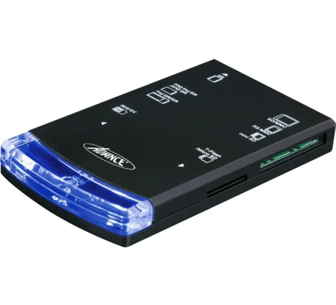 exertis Connect - Kartenleser (MS, MS PRO, MMC, SD, MS Duo, miniSD, RS-MMC, microSD, SIM-Karte, MS Micro) - USB 2.0