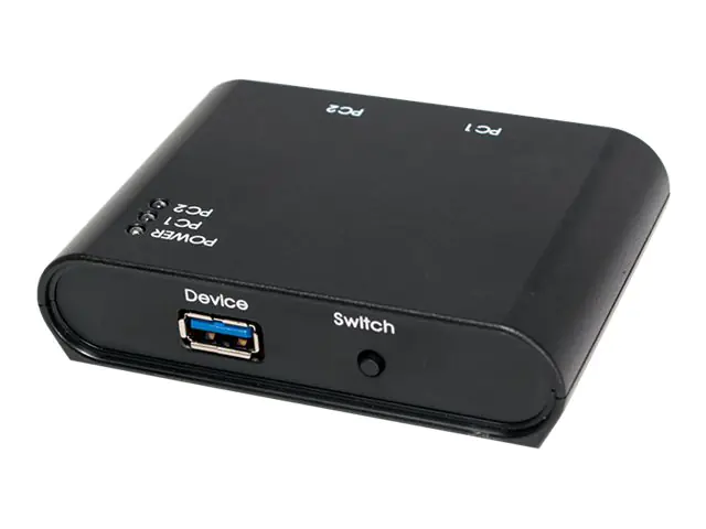 LogiLink USB 3.0 Sharing Switch - USB-Umschalter für die gemeinsame Nutzung von Peripheriegeräten - 2 x SuperSpeed USB 3.0