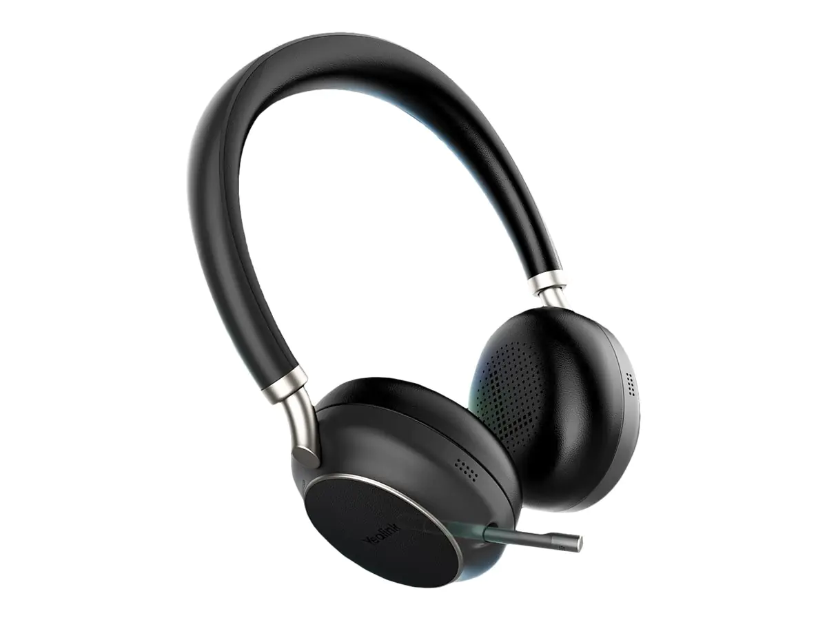 Yealink BH72 Lite - Headset - On-Ear - Bluetooth - kabellos - Adapter USB-A via Bluetooth - Geräuschisolierung - Schwarz - optimiert für UC