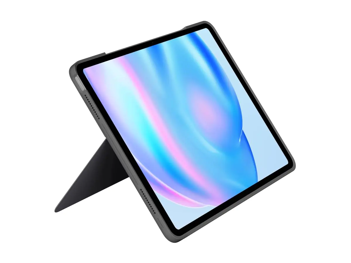 Logitech Combo Touch - Tastatur und Foliohülle - mit Trackpad - hintergrundbeleuchtet - Apple Smart