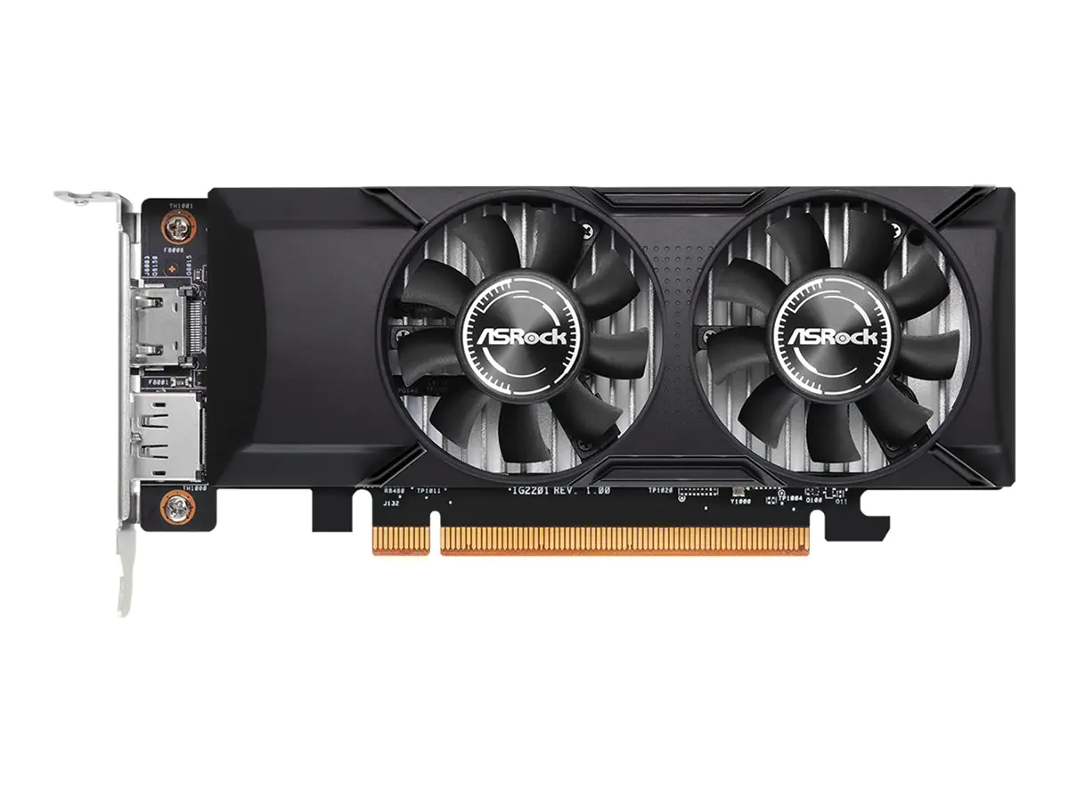 ASRock Intel Arc A380 6GB - Grafikkarten - Arc A380 - 6 GB GDDR6 - PCIe 4.0 x8 Low-Profile - HDMI, DisplayPort