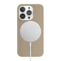 Woodcessories Back Cover Bio Case MagSafe iPhone 14 Pro Taupe