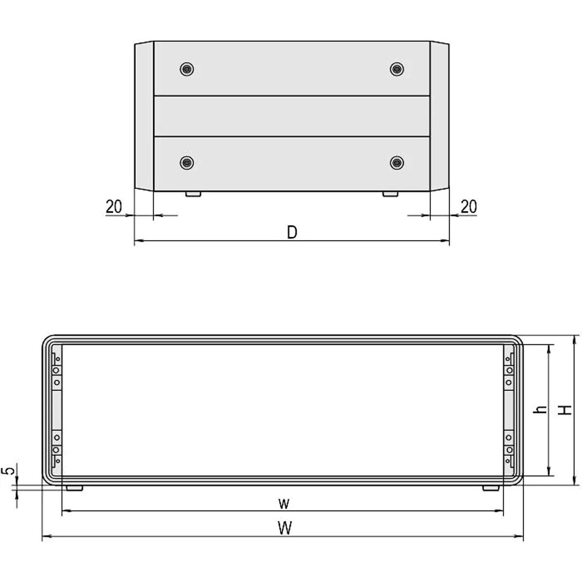 Schroff COMPAC PRO CASE 3U 84HP 331D - Rack-Zubehör