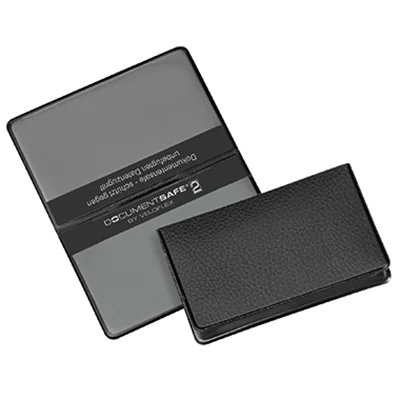 Veloflex Kartenhülle Documentsafe 3274800 93x59mm PVC schwarz Veloflex Kartenhülle Documentsafe 3274800 93x59mm PVC schwarz