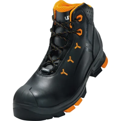 uvex Sicherheitsstiefel uvex 2 42 knöchelhoch Leder schwarz/orange uvex Sicherheitsstiefel uvex 2 42 knöchelhoch Leder schwarz/orange