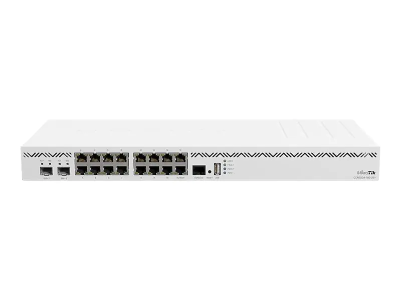 MikroTik Cloud Core Router CCR2004-16G-2S+ - Router 10GbE - an Rack montierbar