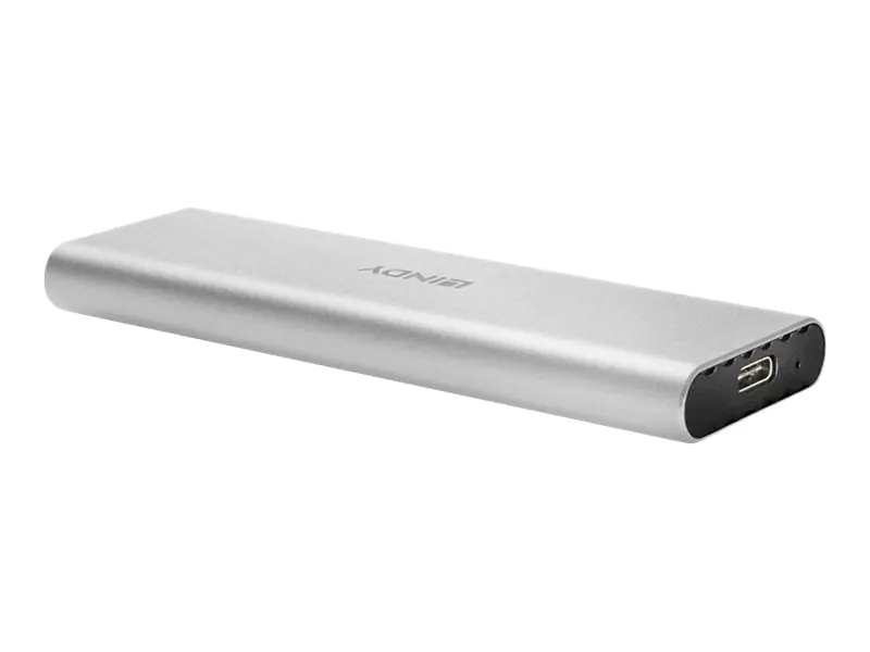 Lindy USB 3.1 NVMe M.2 SSD Enclosure - Speichergehäuse - M.2 NVMe Card - USB 3.1 (Gen 2) - Silber
