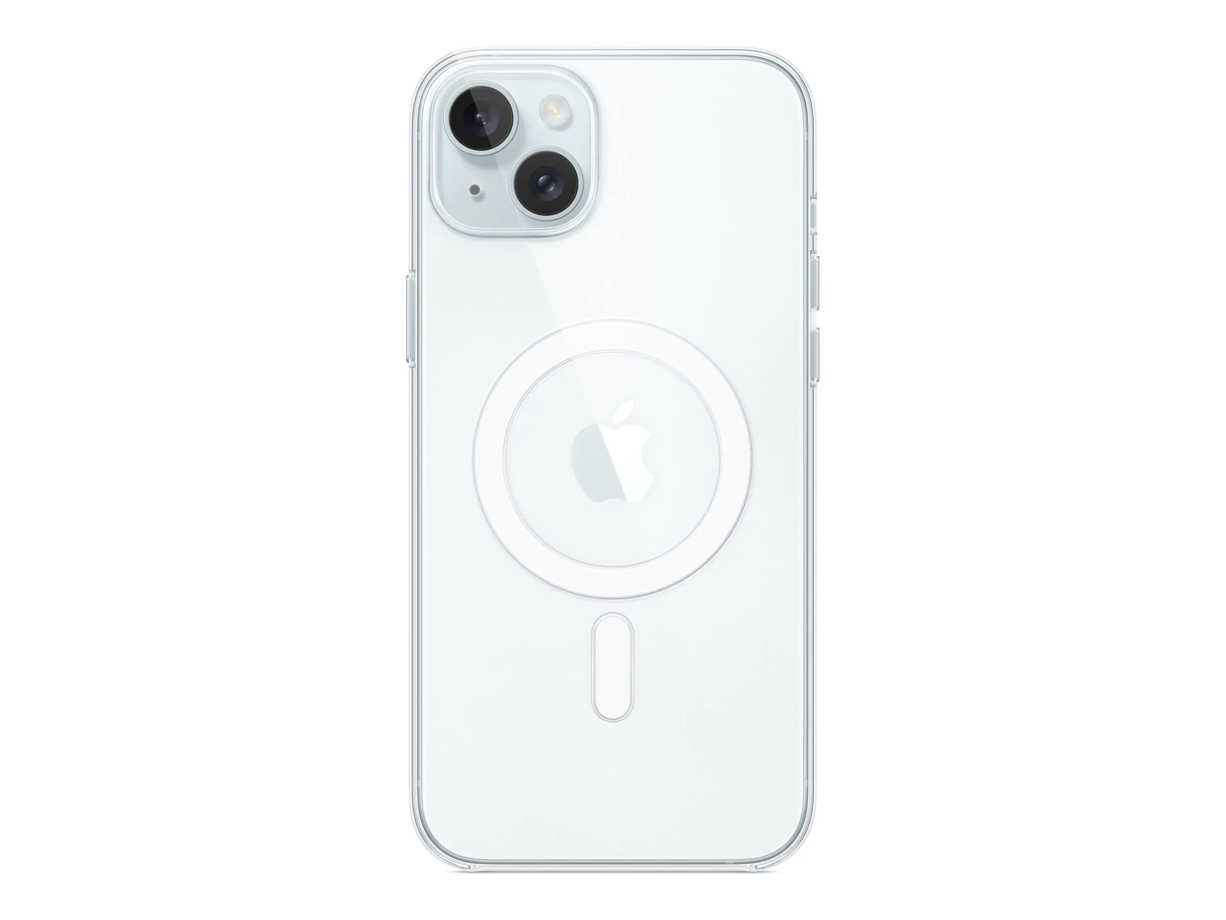 Apple - Hintere Abdeckung für Mobiltelefon - kompatibel mit MagSafe - Polycarbonat - klar - für iPhone 15 Plus