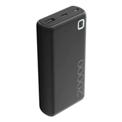 cellularline Powerbank ESSENCE Eingang: Mico-USB-B, USB-C, Ausgang: USB-A inkl. USB-C-Kabel schwarz