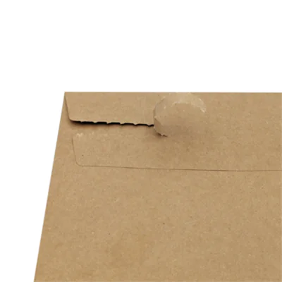 Faltentasche eCommerce 300 x 370 mm (B x H) ohne Fenster 110g/m² mit Haftklebung Kraftpapier, 70 % recycelt braun 250 St./Pack.