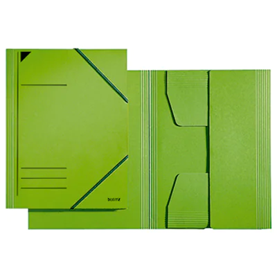 Leitz Eckspannermappe 39810055 DIN A4 Colorspankarton grün
