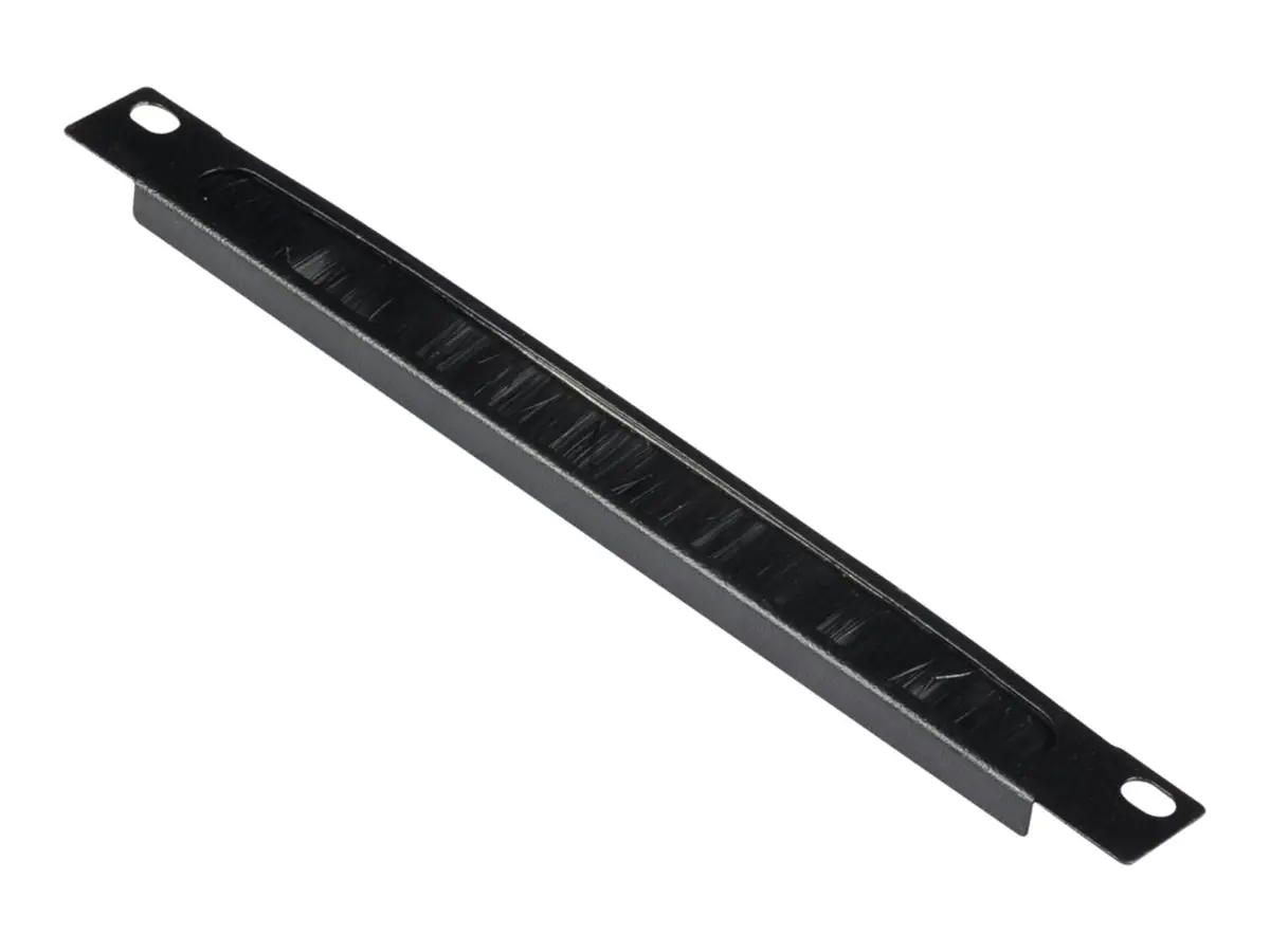 Equip 10" Kabeldurchführung mit Bürsteneinsatz 1U schwarz