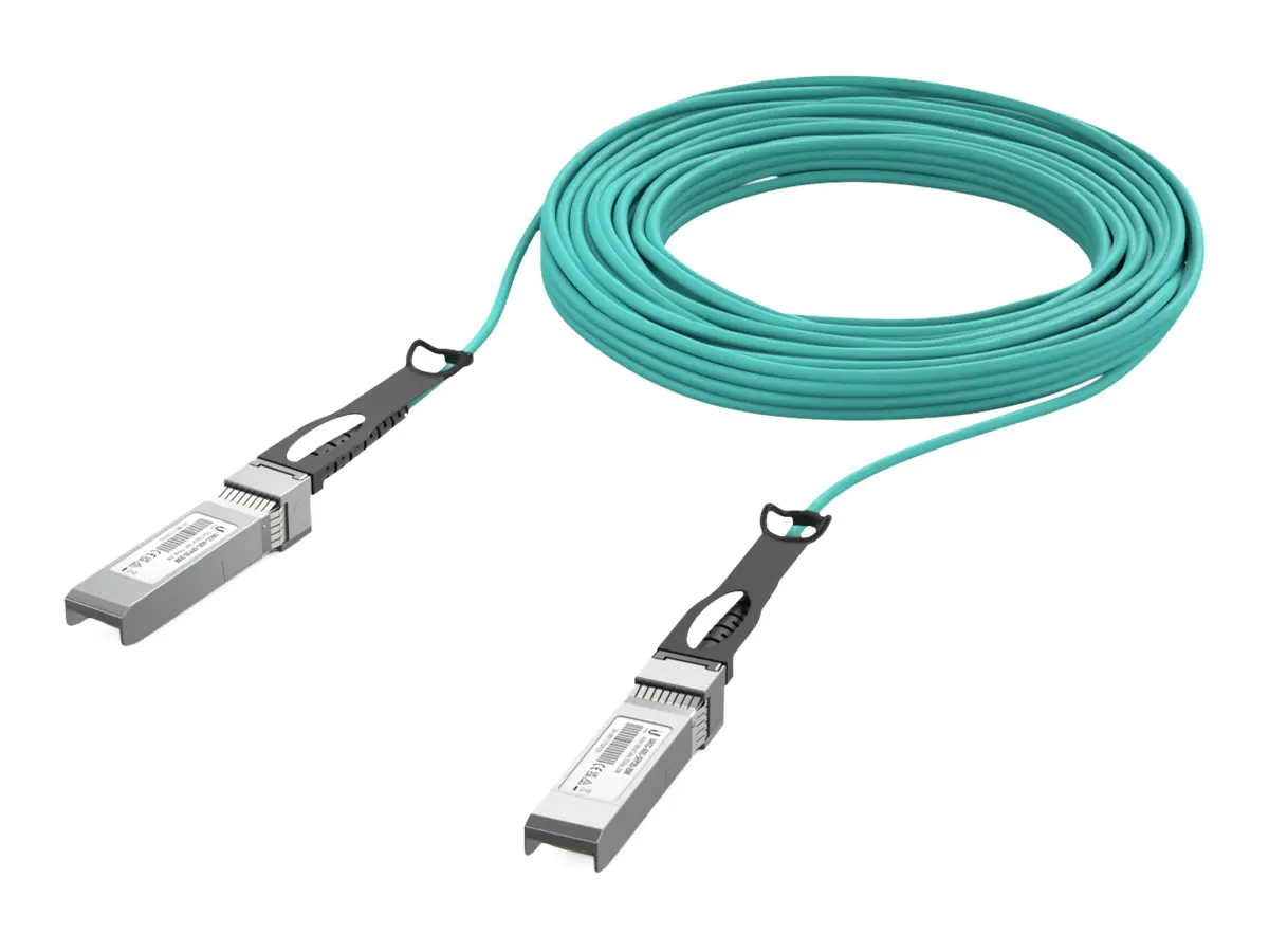 Ubiquiti 25GBase-AOC Direktanschlusskabel - SFP28 zu SFP28 - 20 m - 3 mm - Glasfaser - Active Optical Cable (AOC) UACC-AOC-SFP28-20M